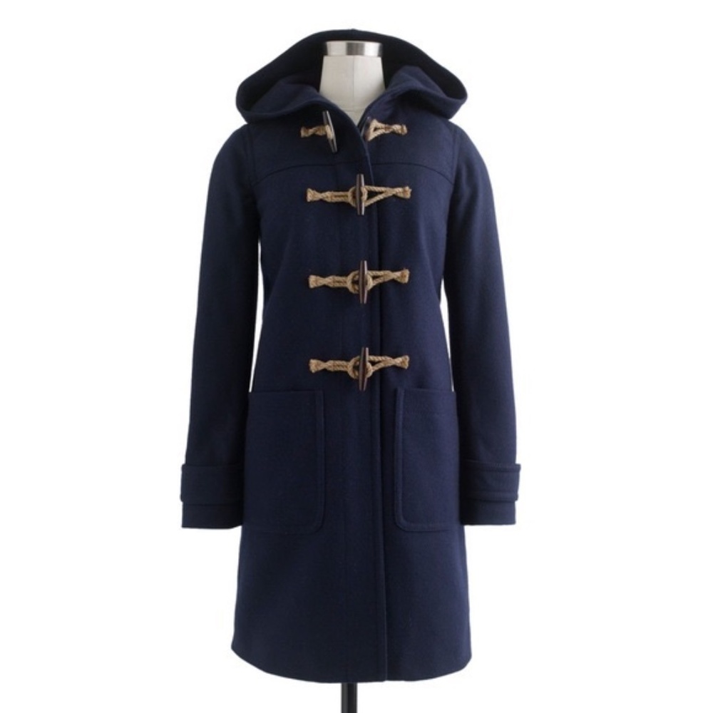 Jcrew Navy blue wool cashmere Nello Gori coat